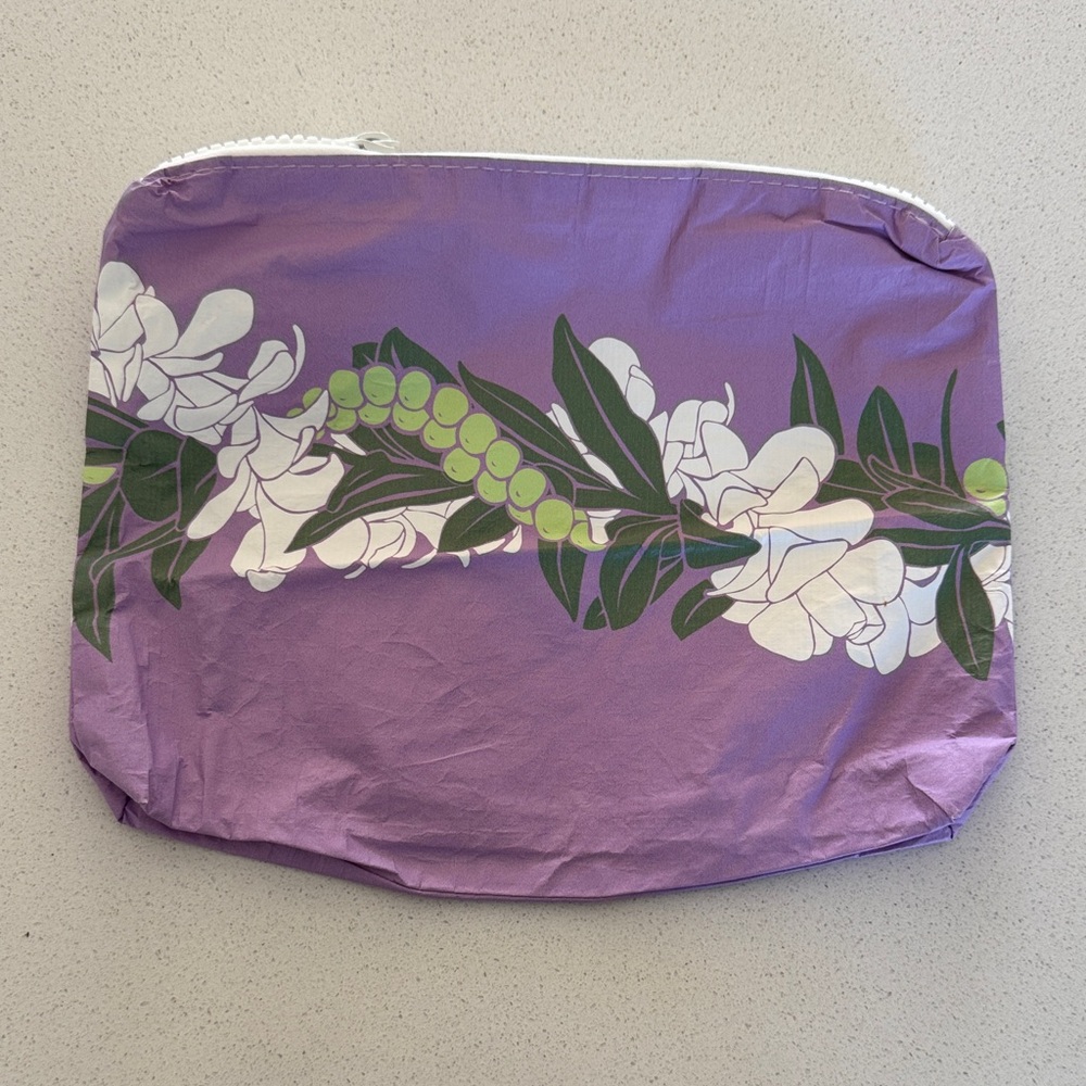 ALOHA Collection Purple Floral Bag